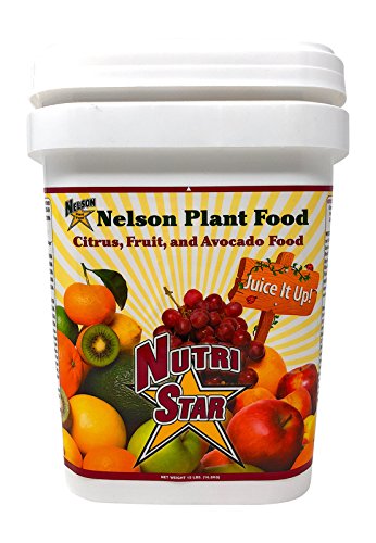 Nelson - Citrus Fruit & Avocado Tree Plant Food for In-Ground, Containers, & Patios, Granular Fertilizer, NutriStar 12-10-10 (15 lb.)