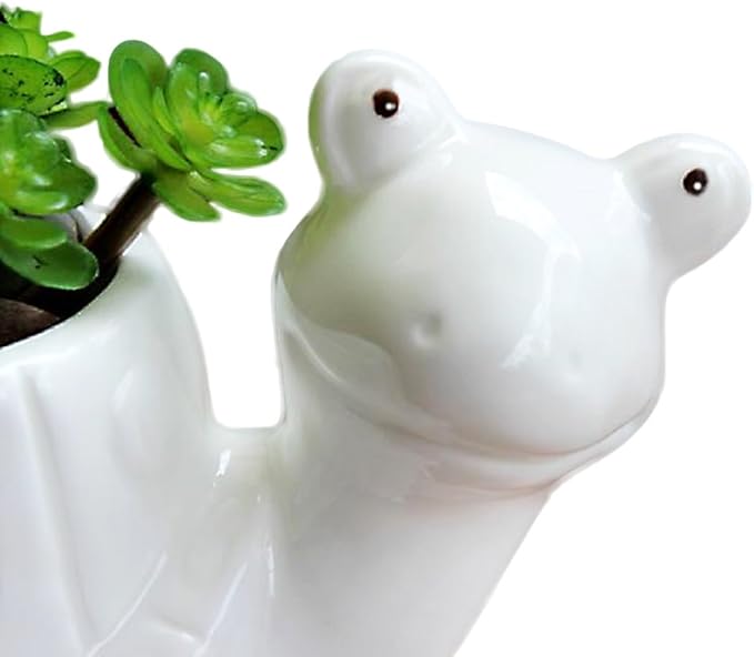 GeLive Tortoise Succulent Planter Turtle Plant Pot Animal Fun Vase Window Box Cute Home Decoration, 5 Inch, Indoor Outdoor