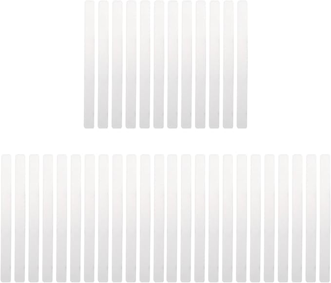 Garneck 72Pcs Acrylic Plant Labels DIY Garden Markers Waterproof Plant Tags Flower Id Stakes for Gardening Identifying Labels