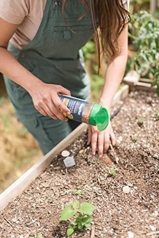 BugHut Soil Wizard Organic Soil Amendment – All Purpose Plant Food for Houseplants, Vegetables, Flowers, and Herbs - Chemical-Free Nutrient Source for Indoor & Outdoor Gardens - 8 oz. Shaker