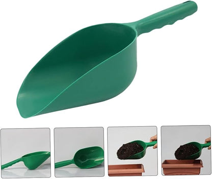 GANAZONO Thickened Gardening Soil Scoop Lightweight Portable Planting Shovel Garden Tool for Potting Soil and Plant Dirt 11.41X3.93X3.14 Inch