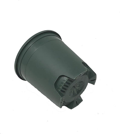 30-Pack Wholesale Nursery Pot in Bulk 4.5 Inch 0.35 Gallon Plastic Planters for Outdoor Indoor Plants Gardening Flower Pots with Drainage Holes Color Green