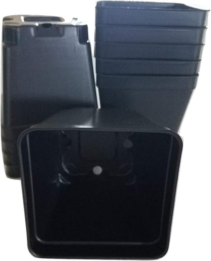 3.5" Square Plastic Nursery Press Fit Pots by Landmark Plastics (100)
