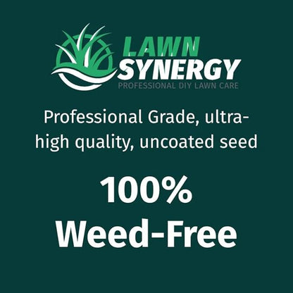 Envy Turf Type Tall Fescue Grass Seed (10 lbs) - 100% Weed Free - Drought Tolerant - Disease Resistant - Non-Returnable