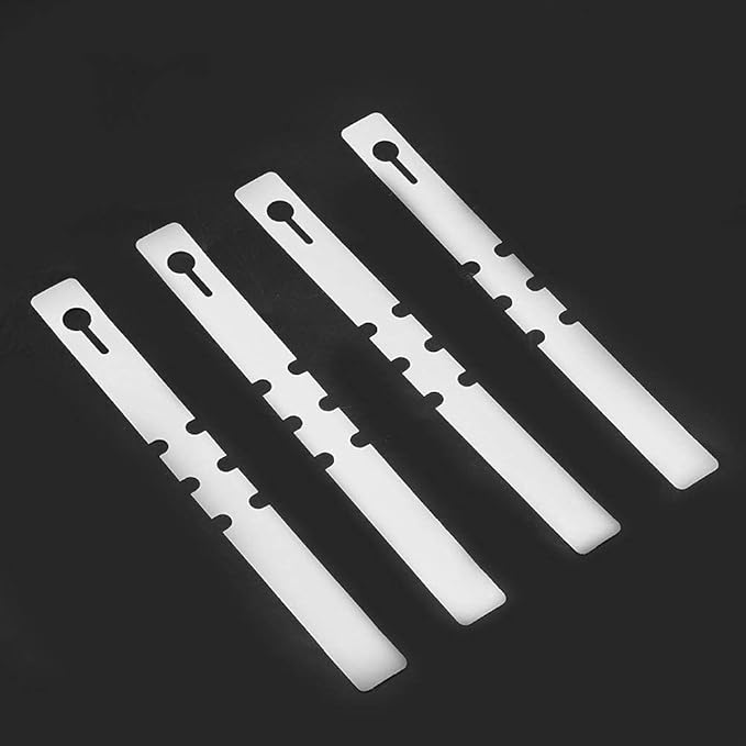 100Pcs White Plastic Plant Tags, Wrap Around Hanging Tree Tags Nursery Garden Labels Nursery Garden Stakes