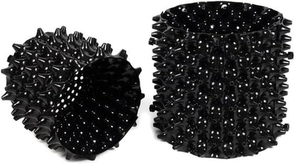 3 Gallon Air Pruning Container New Plastic Nursery Pot Fruit Vegetable Garden self-Planting pots, Size 10"x10", Black