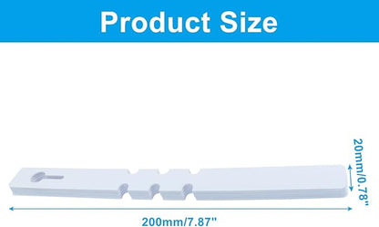 120 PCS Adjustable Plastic Plant Tree Tags - Waterproof Wrap Around Labels, Reusable Garden Markers(White)