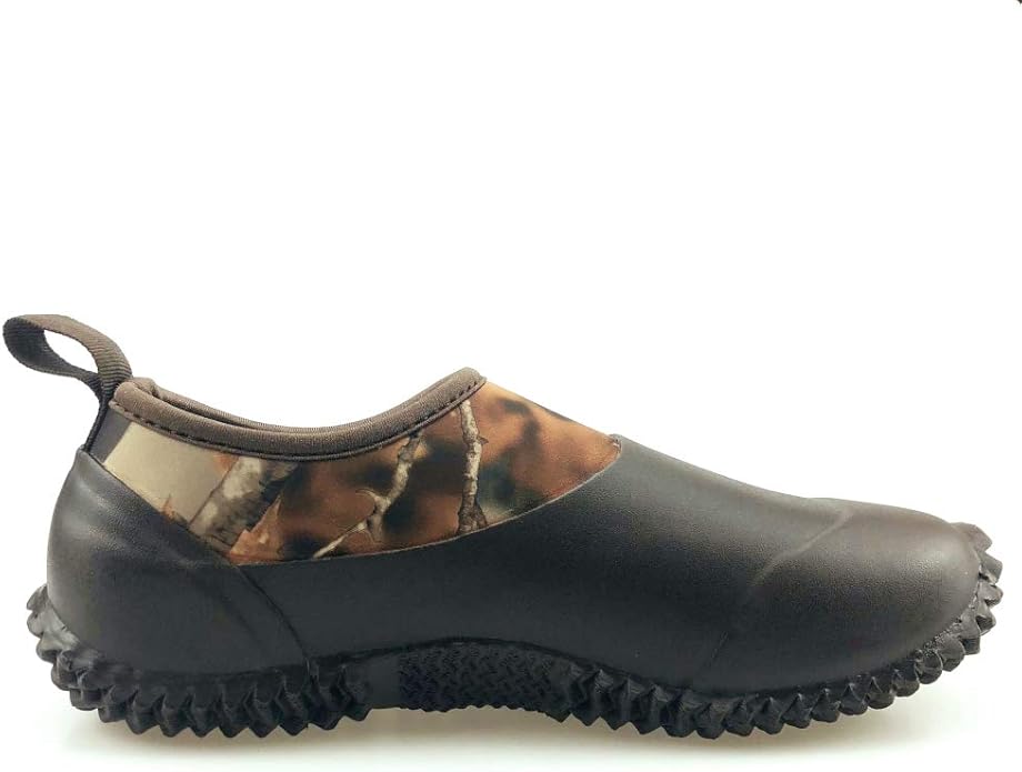 SYLPHID Men's Garden Shoes Women's Rain Shoe Waterproof Neoprene Camp Booties for Camping, Lawn Care, Gardening and Yard Work