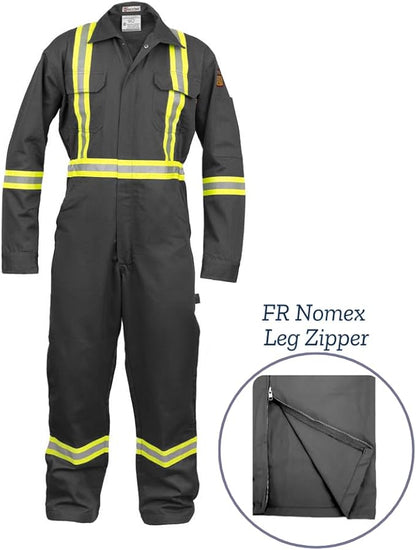 Just In Trend Mens Flame Resistant FR Coverall with multiple options