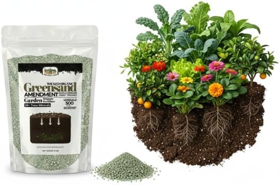 Old Cobblers Farm Greensand Fertilizer Soil - Lawns, Gardens, Trees, Shrubs, Container Plants - Organic, Sustainable Soil Improvement (5 lbs | 10 lbs | 15 lbs | 20 lbs) (10lbs.)