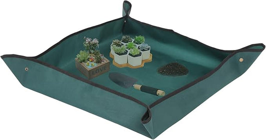 Plant Repotting Mat for Plants, Gardening Hand Tools for Gardeners, Oxford Cloth,29.5 x 29.5in(75x75cm)
