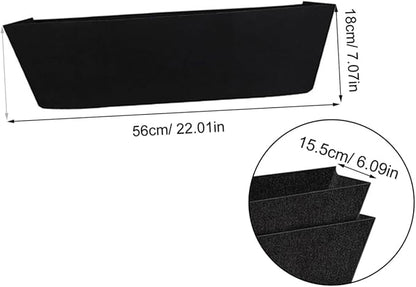 SUPVOX Hanging Planter Liner Felt Basket Inserts Non-Woven Fabric Pot Liner for Balcony Garden Plant Supplies 22X8X7 Inches