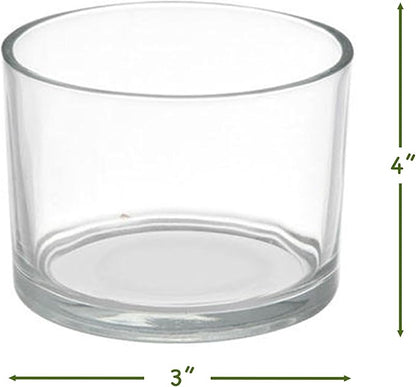 Cute Farms Glass Terrarium Kit | Just Add Your Own Plants (Two Glass Cylinders (3.25"))