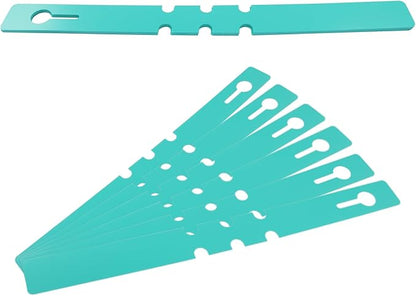 120 PCS Adjustable Plastic Plant Tree Tags - Waterproof Wrap Around Labels, Reusable Garden Markers(Green)