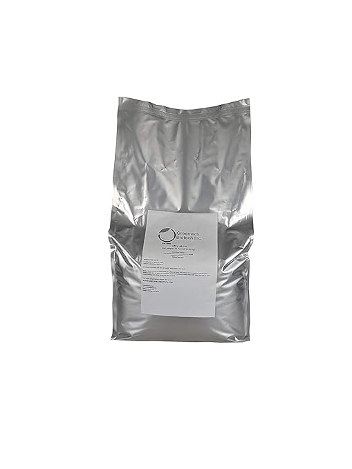 Greenway Biotech, Inc. Urea Fertilizer Indoor/Outdoor Plant Food - High Efficiency 46% Nitrogen 46-0-0 - Prilled Aqua Regia Gold Refining 99.9% Water Soluble Garden Lawn Fertilizer (2X 25 Pound)