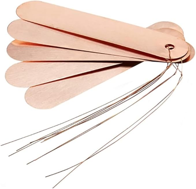 10 Pcs Copper Plant Name Tags Metal Tree Tags Long Garden Plant Labels Waterproof Garden Plant Markers with Copper Ties