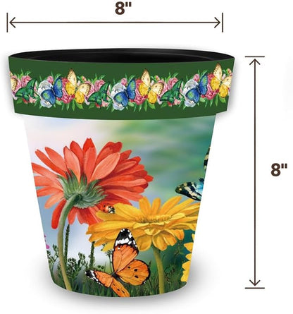 Briarwood Lane Butterflies and Daisies Small Planter