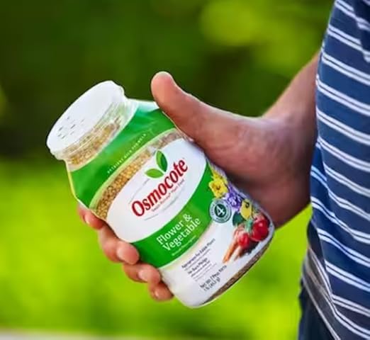 Osmocote Smart-Release Plant Food Flower & Vegetable, 14-14-14, 1 Lbs. - Pack of (2)