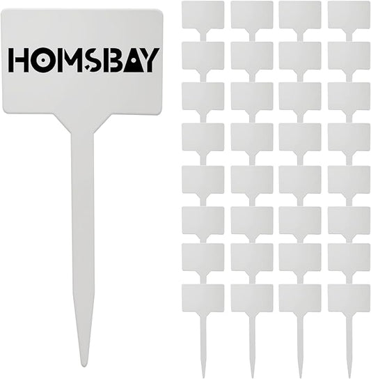 50Pcs Plant Labels,5 Inch 50 Pack Outdoor Tags Thick Garden Labels, Waterproof Durable Nursery Garden Markers, Strong Large Plant Markers for Vegetable Plants, Fruits, Flowers, Vine