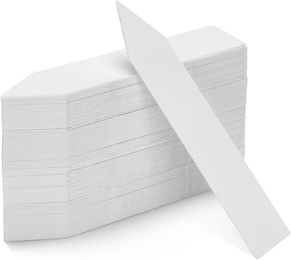 500 Pcs 4 Inch Plastic Plant Nursery Garden Labels Pot Marker Garden Stake Tags White,Box of 500