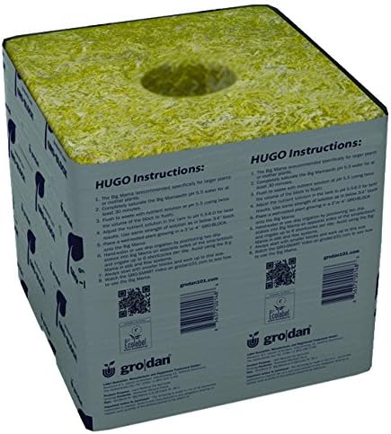 Grodan GRO-Blaock 6x6x5 with Hole - Pack of 4