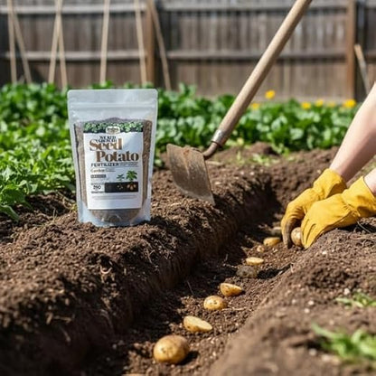 Old Cobblers Farm™ Wicked Growth Seed Potato Fertilizer-Strengthens Roots, Boosts Yields, and Supports Healthy Potato Growth with Eco-Friendly, Slow-Release Nutrients. (5/10/15/20 lbs) (5 lbs.)