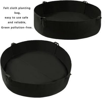 Fabric Raised Planting Bed,100 Gallon Garden Grow Bags Herb Flower Vegetable Plants Bed Round Planter,Dia50 x 12"