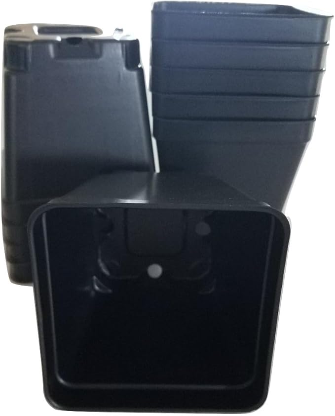 3.5" Square Plastic Nursery Press Fit Pots (200)