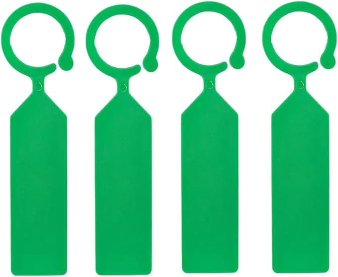 90 Pcs Plastic Garden Hanging Plant Tags Plant Markers, Flower Label/Plant Tree Tag s Plant Name/Nursery Gardening Decoration Hanging Tag s (Green)