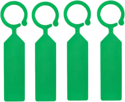 90 Pcs Plastic Garden Hanging Plant Tags Plant Markers, Flower Label/Plant Tree Tag s Plant Name/Nursery Gardening Decoration Hanging Tag s (Green)