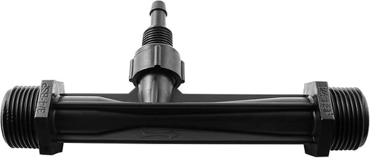 LQ Industrial 3/4Inch Black Irrigation Venturi Fertilizer Injector Agriculture Irrigation Device Tool