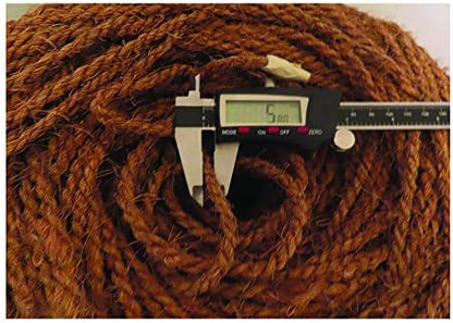 Garden Twine Made Out of 100% Natural Coconut Fiber,Weight per Spool is 7 Lbs, and The Length is About 1100 Feet