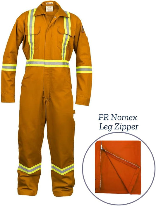 Just In Trend Mens Flame Resistant FR Coverall with multiple options