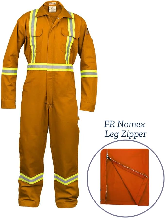 Just In Trend Mens Flame Resistant FR Coverall with multiple options