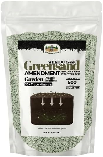 Old Cobblers Farm Greensand Fertilizer Soil - Lawns, Gardens, Trees, Shrubs, Container Plants - Organic, Sustainable Soil Improvement (5 lbs | 10 lbs | 15 lbs | 20 lbs) (10lbs.)