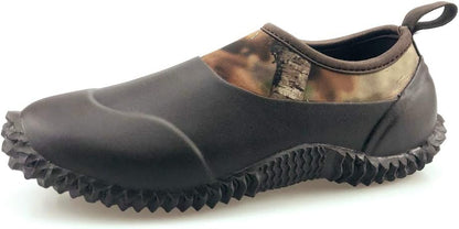 SYLPHID Men's Garden Shoes Women's Rain Shoe Waterproof Neoprene Camp Booties for Camping, Lawn Care, Gardening and Yard Work