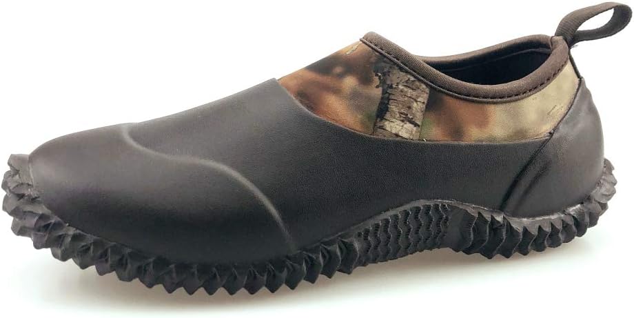 SYLPHID Men's Garden Shoes Women's Rain Shoe Waterproof Neoprene Camp Booties for Camping, Lawn Care, Gardening and Yard Work