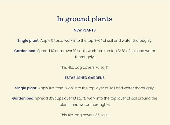 True Organic Rose & Flower Food – Organic Fertilizer for Stunning Blooms – 4lb Bag Covers 70 Sq. Ft.- Case of 6