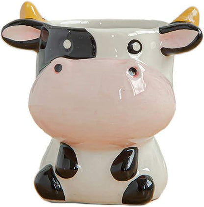 Gaolinci Mini Cute Ceramic Animal Flower Pot Succulent Plant Pot
