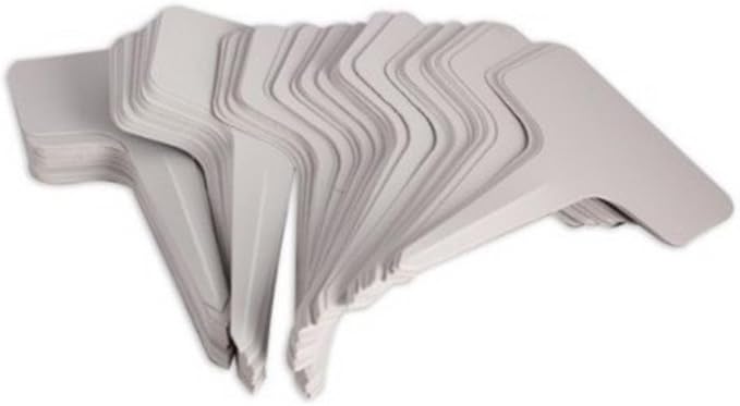 KINGLAKE 300 Pcs 6 x 10cm Plastic Plant T-Type Tags Nursery Garden Labels