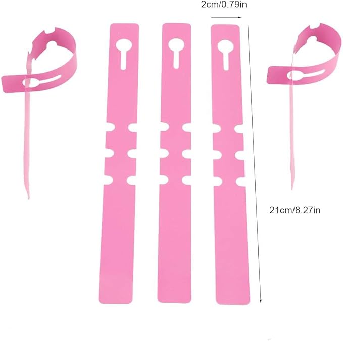100Pcs Nursery Plant Tags Plastic Plant Tree Markers Wrap Around Hanging Nursery Garden Decor Reusable Labels Lawn Ornament 21 x 2cm ()