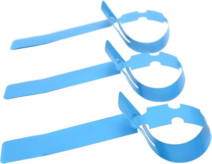 Kecoya 200pcs Plastic Plant Labels, Waterproof Plant Tree Tags and Labels, Wrap Around Plant Label Tags, Adjustbale Hanging Plant Tag and Labels. (Blue)