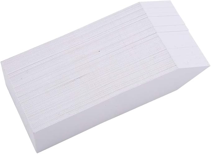 100 Pcs Plastic Plant Seed Labels Pot Marker Nursery Garden Stake Tags (White)