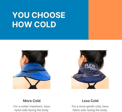 FlexiKold Neck Gel Cold Pack with Straps