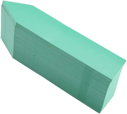 100 Pcs Plastic Plant Seed Labels Pot Marker Nursery Garden Stake Tags (Green)