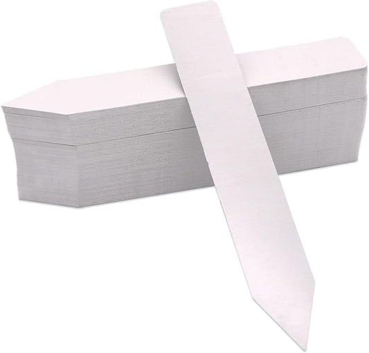 Plastic Plant Labels 100 PCS Garden Plant Tags 1x6 inch Nursery Garden Labels Waterproof Flower Marker for Decoration