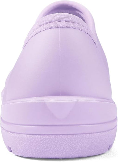DKSUKO Waterproof Garden Shoe for Women Outdoor Slip-On Rain Boots Short Ankle Work Shoes and Garden Clogs with Comfort Insole