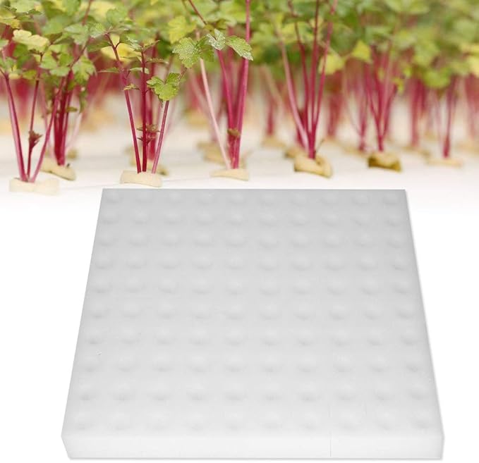 Mumusuki Sponge Cubes, Hydroponic Sponge Planting Tool DIY Foam Cloner, Reusable for Net Pots Aeroponics, for Greenhouse Hydroponic Gardening