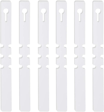 KINJOEK 1200 PCS White Plant Labels, Adjustable Wrap Around Waterproof Hanging Garden Plant Tags for Identifying Various Plants, 2x20cm