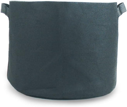 HTG Supply Phat Sacks 5-Gallon Indoor/Outdoor Black Fabric Grow Pot - 10-Pack
